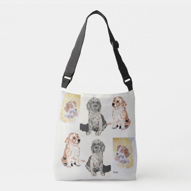 Tasche : Flaggen : Labrador Retriever (Vorderseite)