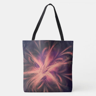 Tasche Fraktal Lila Palette