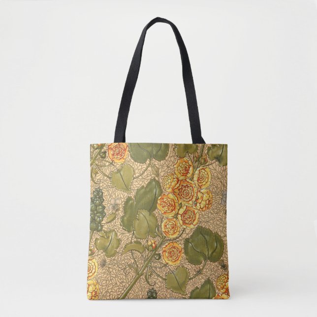 Tasche für antike gelbe Blumen (Vorderseite)
