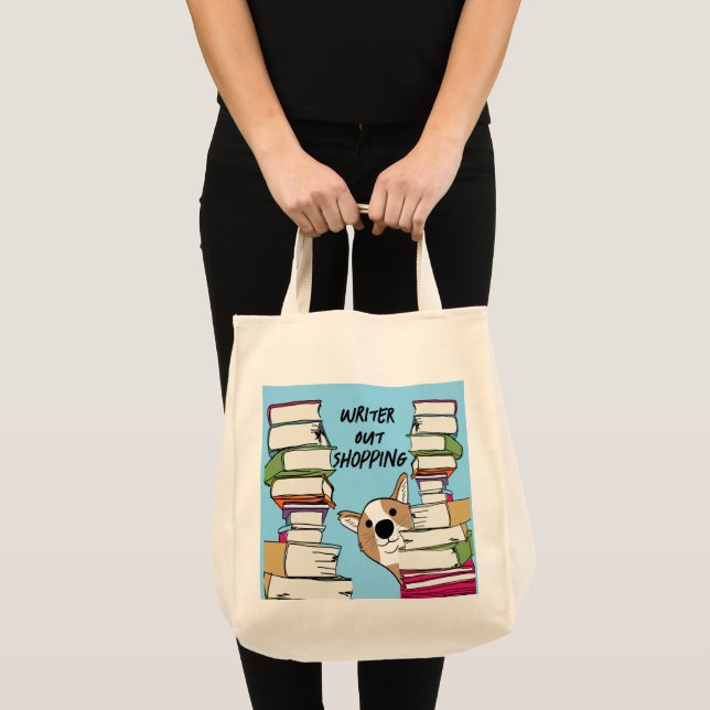 Tasche für Bücher, Hunde und Schriftsteller (Vorderseite (Produkt))