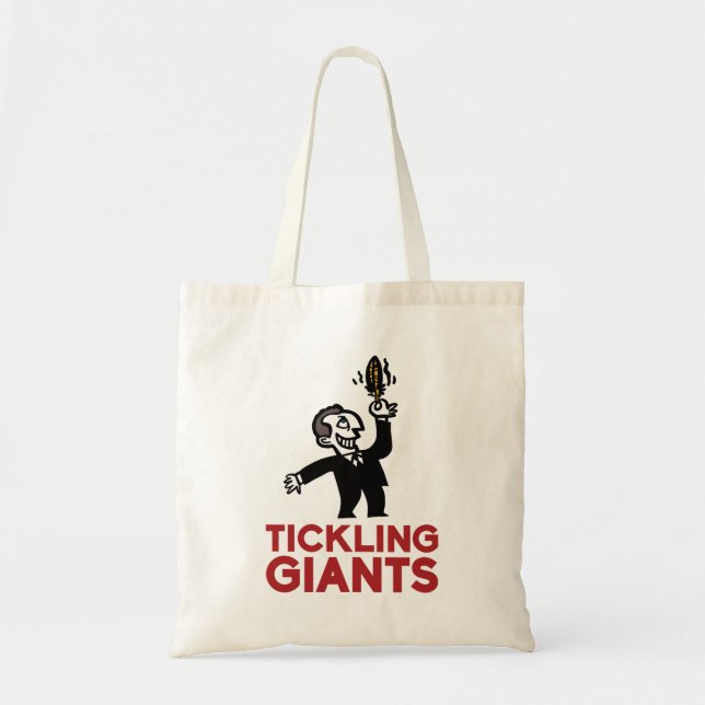 Tasche für das Tickling der Giganten (Vorne)