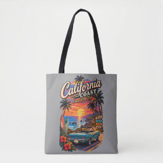 Tasche für die kalifornische Küsten-Sunset-Straßen