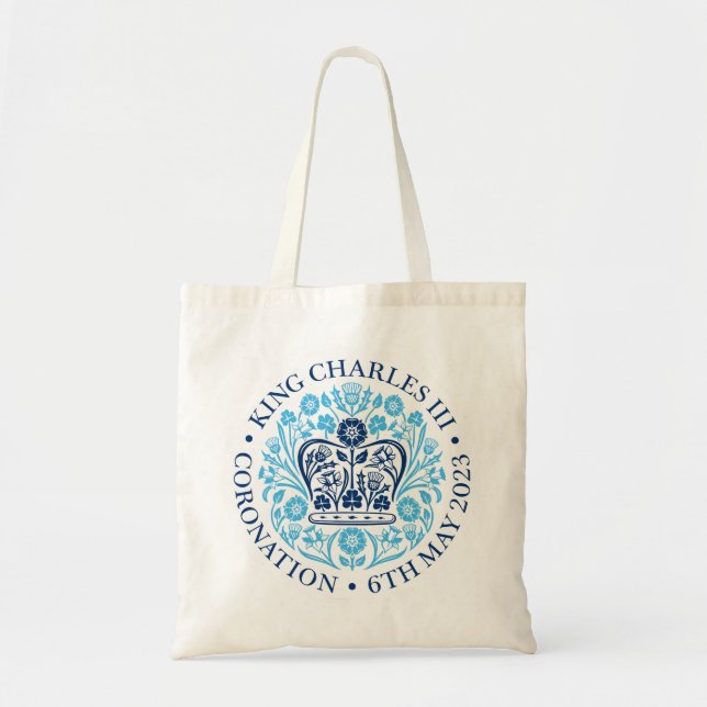 Tasche für die Krönung 2023 - Blau (Vorne)