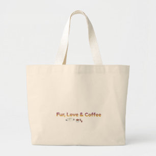 Tasche für Fell & Kaffee Lustige Haustierliebhaber