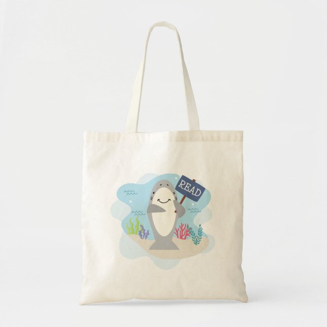 Tasche für Kinder mit Haifischmotiv (Vorne)