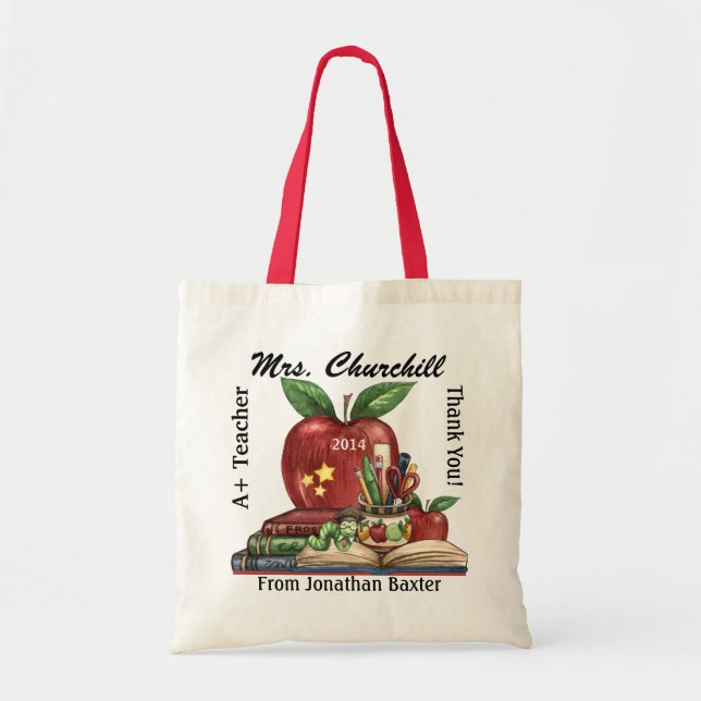 Tasche für Lehrkräfte - Bookworm - SRF (Vorne)