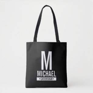 Tasche für Monogramm und Name des personalisierten