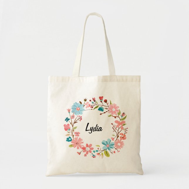 Tasche für personalisierte Blumenbezeichnungen - G (Vorne)