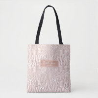 Tasche für personalisierte Uni mit geometrischen S