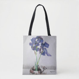 Tasche, ganz vorbei mit "lila Iris" durch