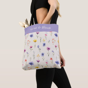 Tasche 'Go Out & Bloom Wildflower' personalisiert