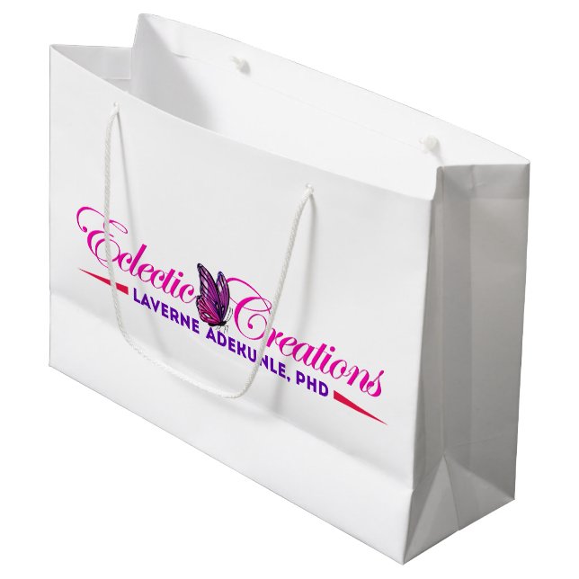 Tasche Große Geschenktüte (Vorderseite Schrägansicht)