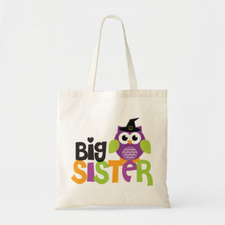 Tasche große Schwester-Hexe-Eulen-Halloweens Süßes