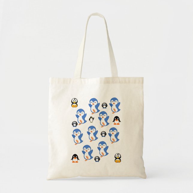 Tasche Handtasche Pinguin (Vorne)
