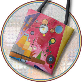 TASCHE - "Heavy Red" - Abstraktes Kunstbild - Kand
