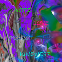 Tasche HOFFEN LIEBE FRIEDENSKINDIERUNG