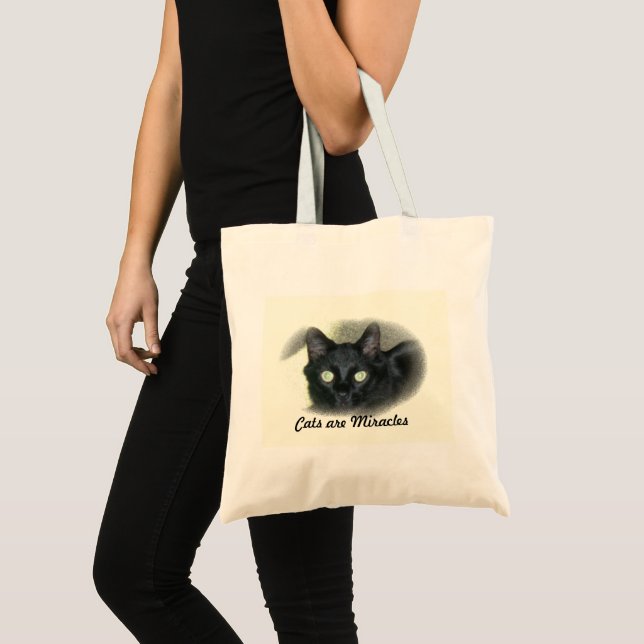 Tasche - Katze im Oval Rahmen (Vorderseite (Produkt))