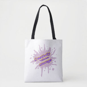 Tasche 'Kreativität braucht Mut'