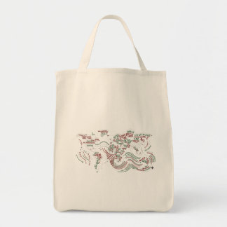 Tasche Kunst typografisches Design