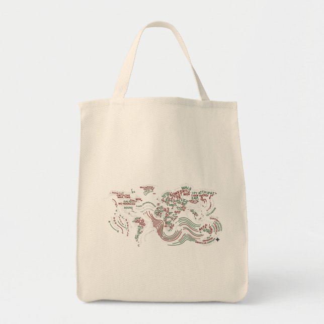 Tasche Kunst typografisches Design (Vorne)