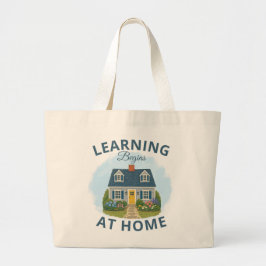 Tasche 'Lernen beginnt zu Hause' | Homeschool-Tasc