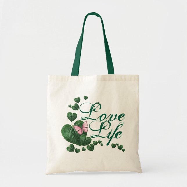 Tasche 'Liebe das Leben' (Vorne)