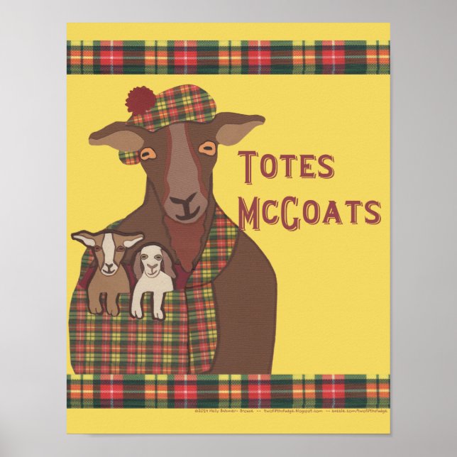 Tasche-McGoats-Plakat Poster (Vorne)
