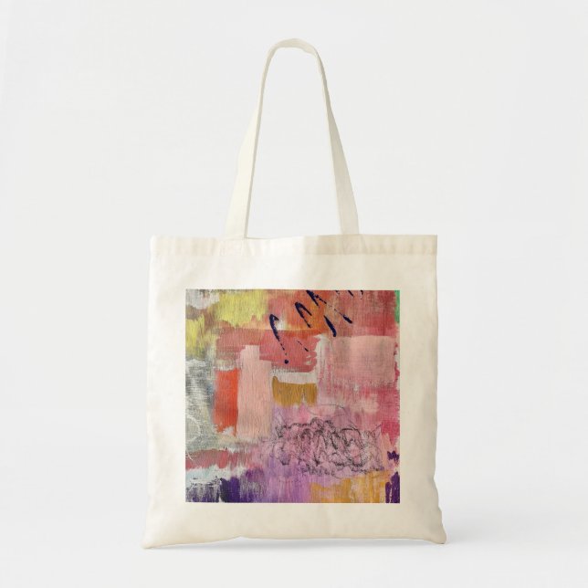 Tasche mit abstrakter Kunst (Vorne)