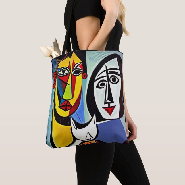 Tasche mit abstrakter Kunst (Von Nahem)