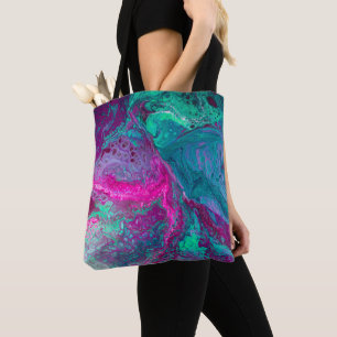 Tasche mit Acrylpour