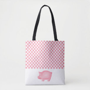 Tasche mit All-Over-Pink-Pig-Muster
