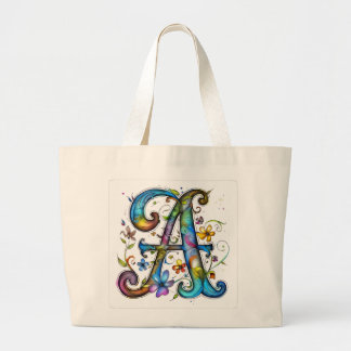 Tasche mit Alphabetbuchstaben "A"