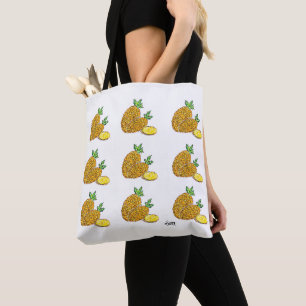 Tasche mit Ananas-Motiv