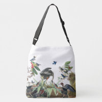 Tasche mit Audubon-Wildlife-Collage von Reihern