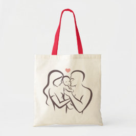 Tasche mit Aufdruck "Familie"