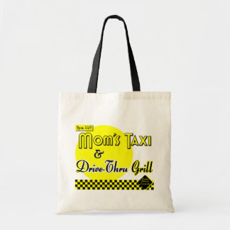 Tasche mit Aufschrift Moms Taxi und Drive Thru Gri