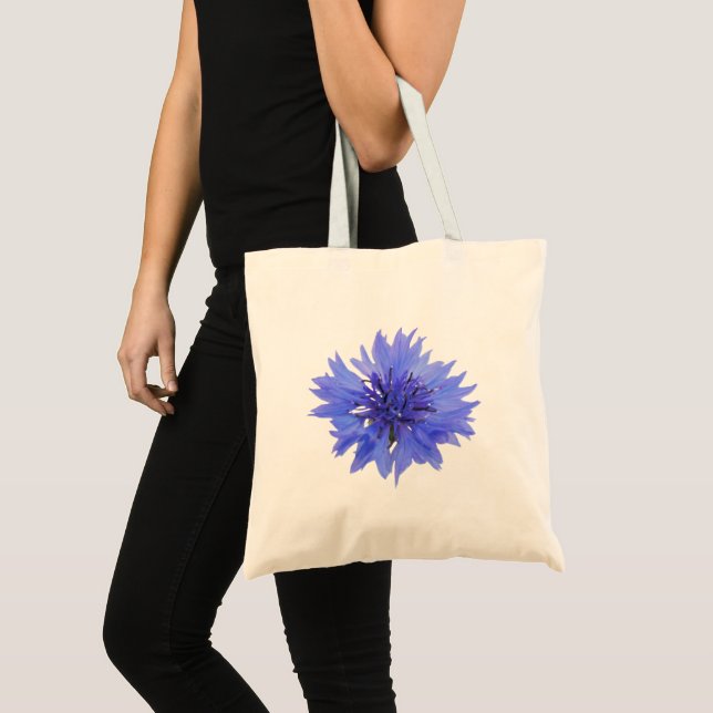 Tasche mit blauen Maisblüten (Vorderseite (Produkt))
