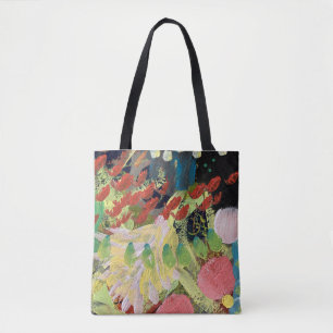 Tasche mit Blumen im Nacht-Design