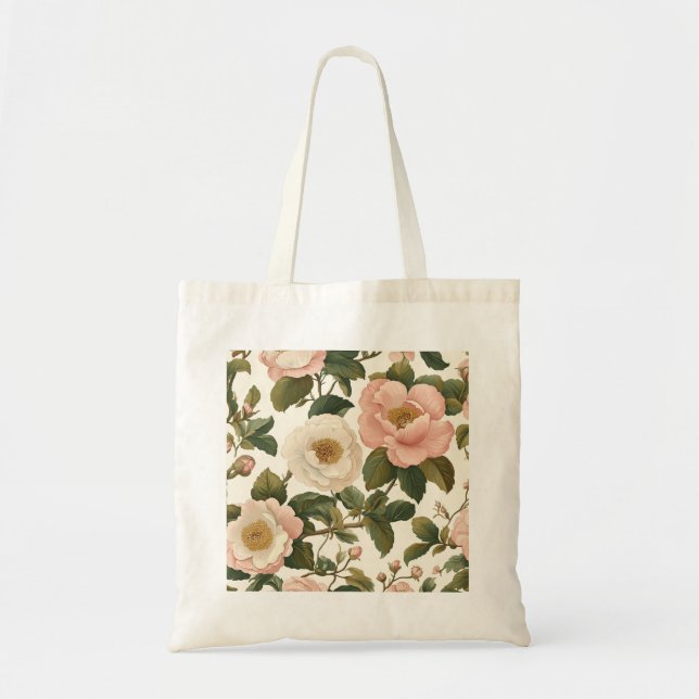 Tasche mit botanischer Abbildung 1 des 19. Jahrhun (Vorne)