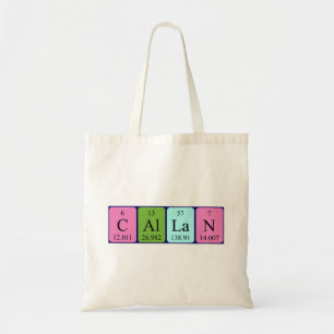 Tasche mit dem Namen des Callan-Periodensystems