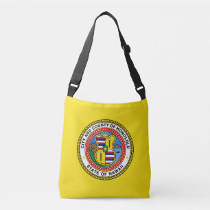 Tasche mit der Flagge der Stadt Honolulu, Hawaii