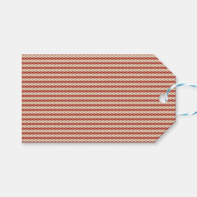 Tasche mit Designer-Muster 'Quiet Luxury' Geschenkanhänger (Vorderseite (Horizontal))