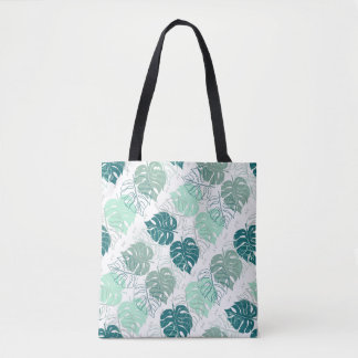 Tasche mit Diagonalblattmuster