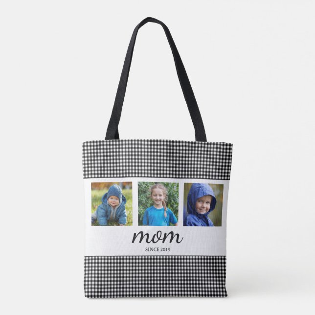 Tasche mit drei Fotos für Mama (Rückseite)