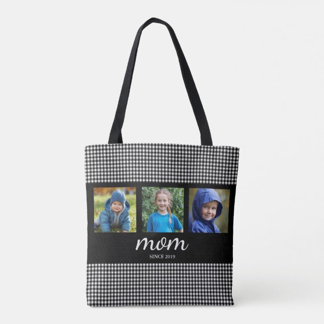 Tasche mit drei Fotos für Mama (Rückseite)