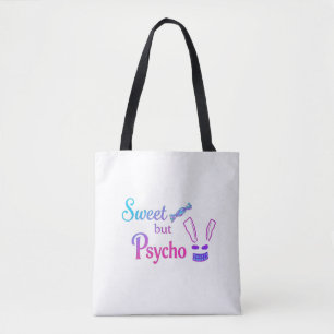 Tasche mit einem Baddie-Motiv.
