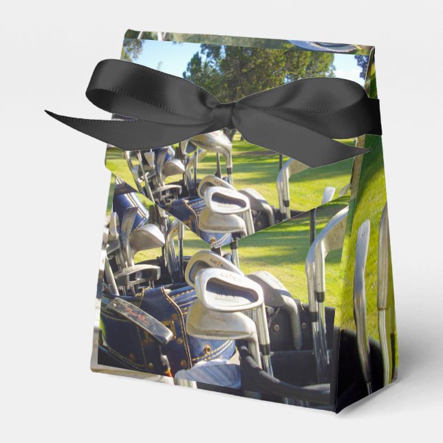 Tasche mit Golf Clubs, Geschenkbox Geschenkschachtel (Vorderseite)