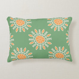 Tasche mit grünem Pfirsich Dekokissen