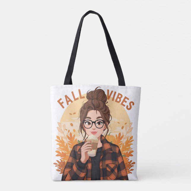 Tasche mit Herbststimmung (Rückseite)
