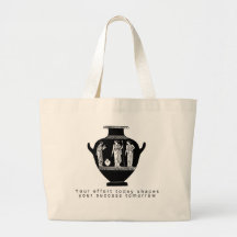 Tasche mit Illustration einer klassischen griechis